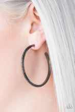 Load image into Gallery viewer, Girl Gang - Paparazzi Black Earrings