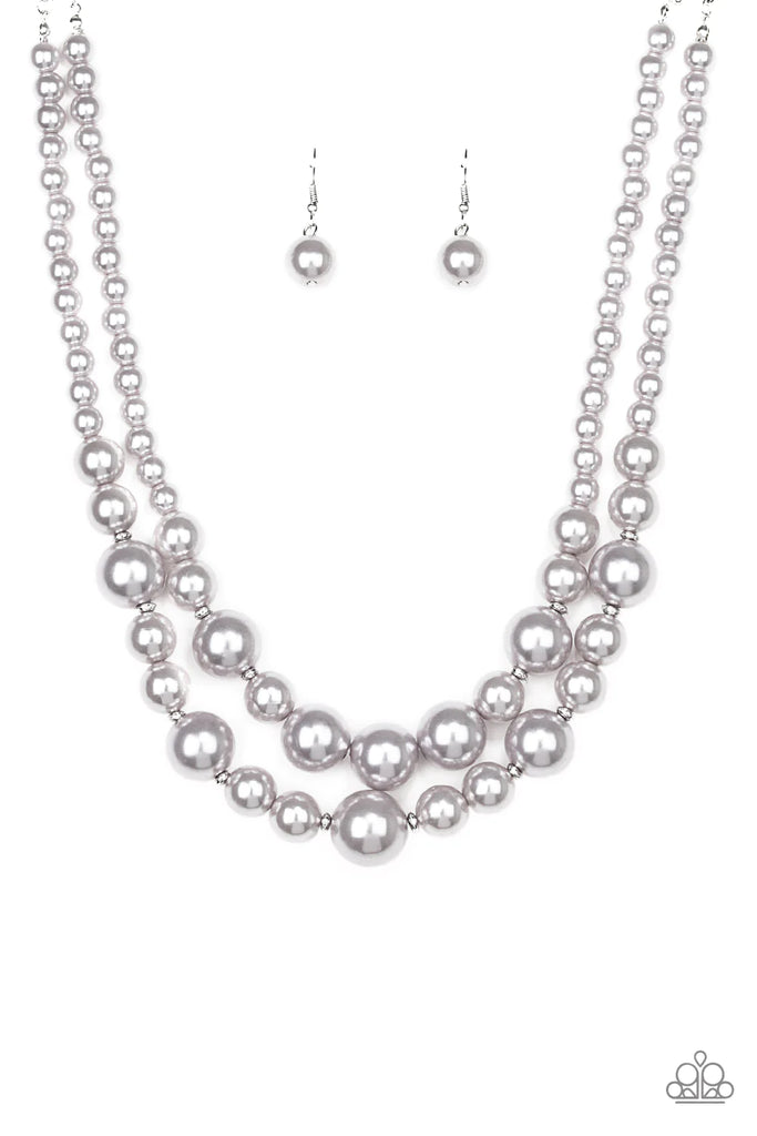 The More The Modest - Paparazzi Silver Necklace