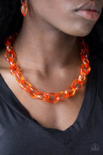 Load image into Gallery viewer, Ice Queen - Paparazzi Orange Necklace