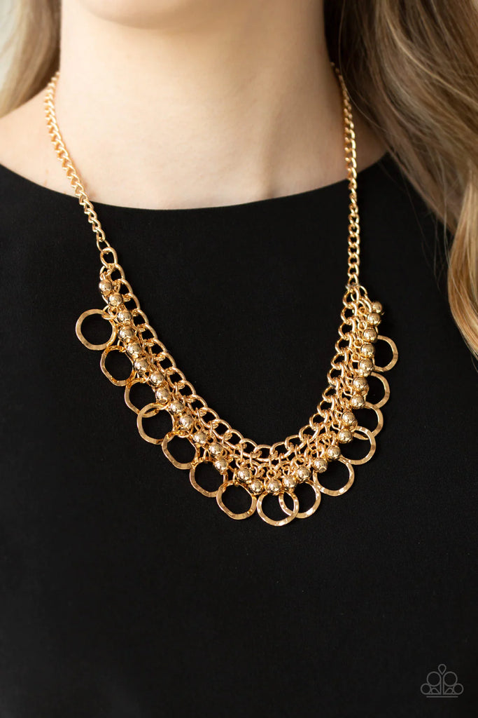 Ring Leader Radiance - Paparazzi Gold Necklace