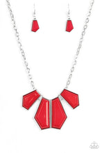 Load image into Gallery viewer, Get up And Geo - Paparazzi Red Necklace