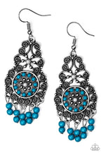Load image into Gallery viewer, Courageously Congo - Paparazzi Blue Earrings