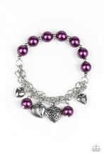 Load image into Gallery viewer, More Amour - Paparazzi Purple Bracelet
