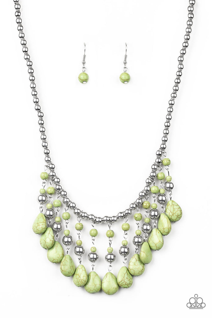 Rural Revival - Paparazzi Green Necklace