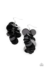 Load image into Gallery viewer, Now You SEQUIN It - Paparazzi Black Earrings