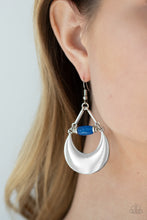 Load image into Gallery viewer, Mystical Moonbeams - Paparazzi Blue Earrings