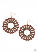 Load image into Gallery viewer, Solar Flare - Paparazzi Brown Earrings