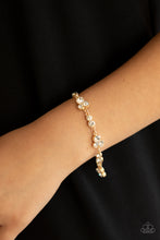 Load image into Gallery viewer, Social GLISTENING -Paparazzi Gold Bracelet