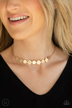 Load image into Gallery viewer, Dont Get Bent Out Of Shape - Paparazzi Gold Necklace