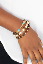 Load image into Gallery viewer, Belongs In The Wild - Paparazzi Gold Bracelet
