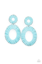 Load image into Gallery viewer, Foxy Flamenco - Paparazzi Blue Earrings