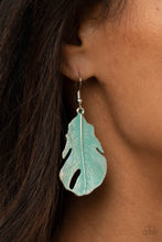 Load image into Gallery viewer, Heads QUILL Roll - Paparazzi Blue Earrings