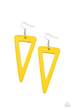 Load image into Gallery viewer, Bermuda Backpacker - Paparazzi Yellow Earrings