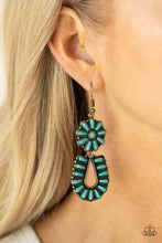Load image into Gallery viewer, Badlands Eden - Paparazzi Brass Earrings