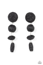 Load image into Gallery viewer, Twine Tango - Paparazzi Black Earrings