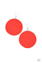 Load image into Gallery viewer, Caribbean Cymbal - Paparazzi Red Earrings