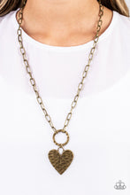 Load image into Gallery viewer, Brotherly Love - Paparazzi Brass Necklace