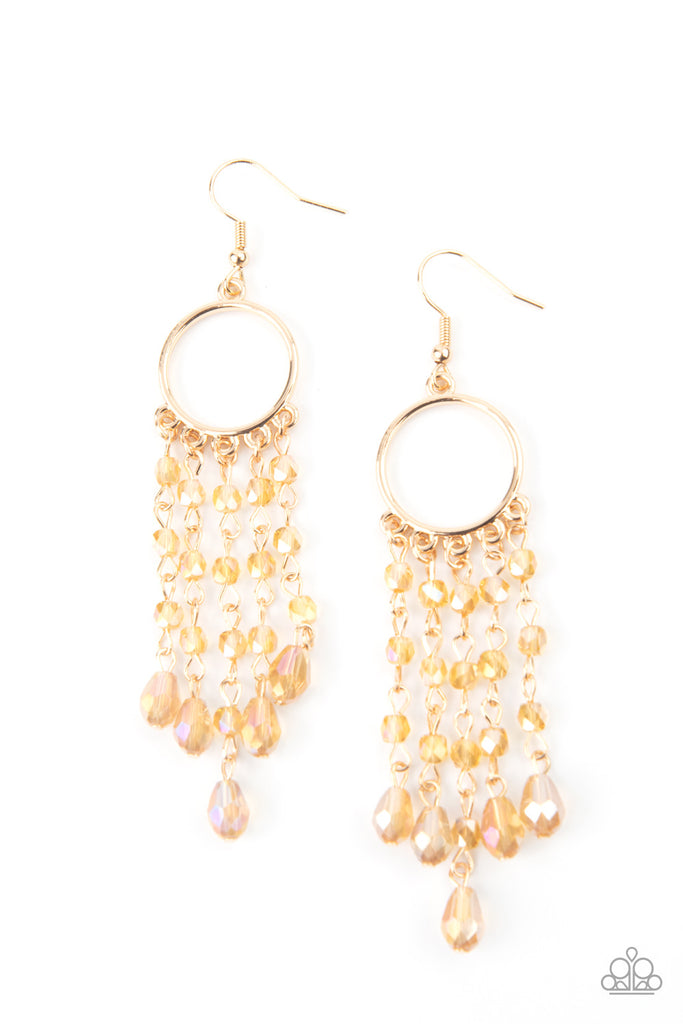 Dazzling Delicious- Paparazzi Gold Earrings