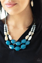 Load image into Gallery viewer, Seacoast Sunset - Paparazzi Blue Necklace
