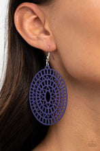Load image into Gallery viewer, Tropical Retreat - Paparazzi Purple Earrings