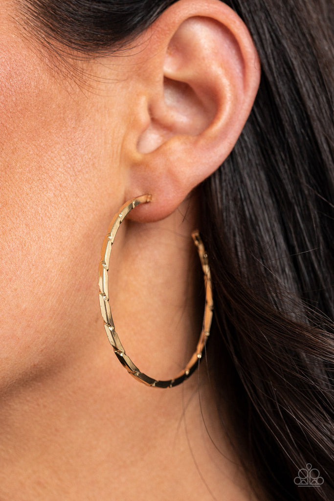 Unregulated - Paparazzi Gold Earrings