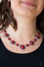 Load image into Gallery viewer, Voyager Vibes - Paparazzi Red Necklace