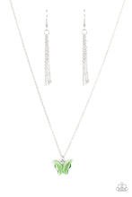 Load image into Gallery viewer, Butterfly Prairies - Paparazzi Green Necklace