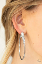 Load image into Gallery viewer, Winter Ice - Paparazzi White Earrings