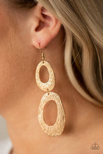Load image into Gallery viewer, IVE Sheen It All - Paparazzi Gold Earrings