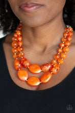 Load image into Gallery viewer, Beach Glam - Paparazzi Orange  Necklace