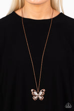 Load image into Gallery viewer, Wings Of Whimsy - Paparazzi Copper Necklace