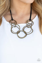 Load image into Gallery viewer, Spiraling OUT OF COUTURE - Paparazzi Brass Necklace