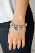 Load image into Gallery viewer, More Amour - Paparazzi Silver Bracelet