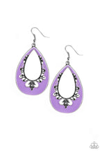 Load image into Gallery viewer, Compliments to the CHIC - Paparazzi Purple Earrings