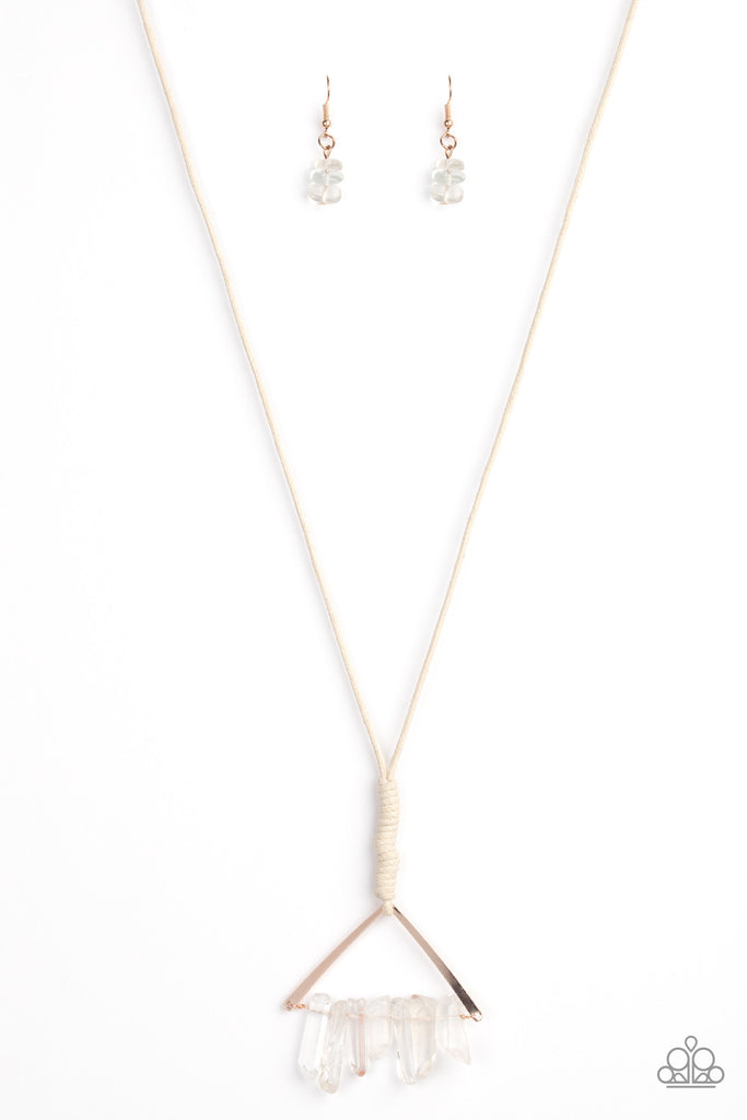 Raw Talent- Paparazzi Rose Gold Necklace