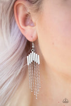 Load image into Gallery viewer, Radically Retro - Paparazzi Silver Earrings