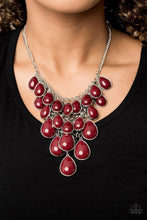 Load image into Gallery viewer, Shop Til You TEARDROP - Paparazzi Red Necklace