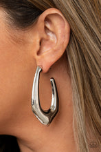 Load image into Gallery viewer, Find Your Anchor - Paparazzi Silver Earrings