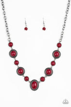 Load image into Gallery viewer, Voyager Vibes - Paparazzi Red Necklace