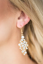 Load image into Gallery viewer, Cosmically Chic - Paparazzi Gold Earrings