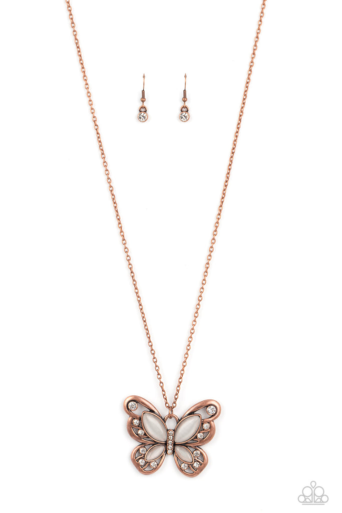 Wings Of Whimsy - Paparazzi Copper Necklace